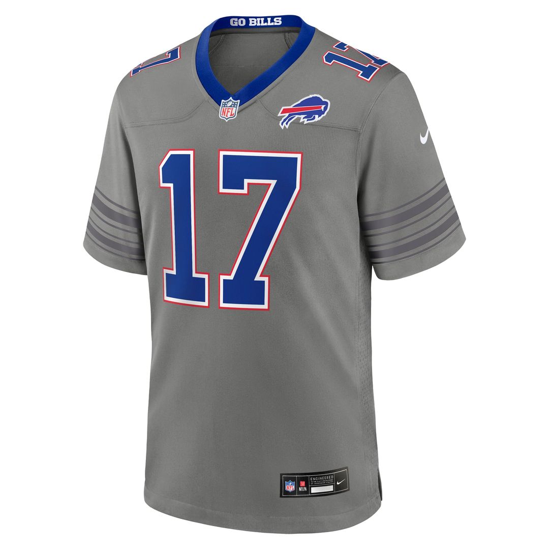 Men's Buffalo Bills Josh Allen Gray Nickel City