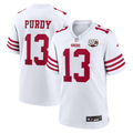 Men's San Francisco 49ers Brock Purdy White 80th Anniversary