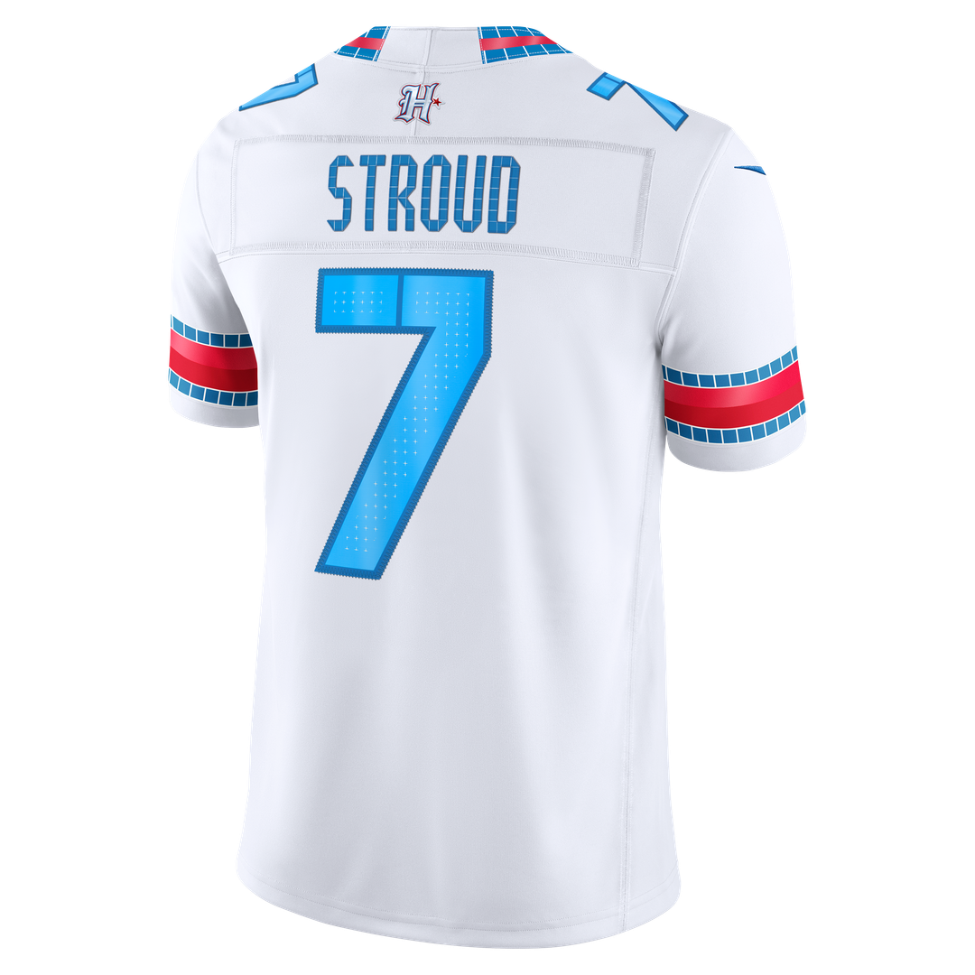 Men's Houston Texans C.J. Stroud White 2026 Rivalries Collection Stitched