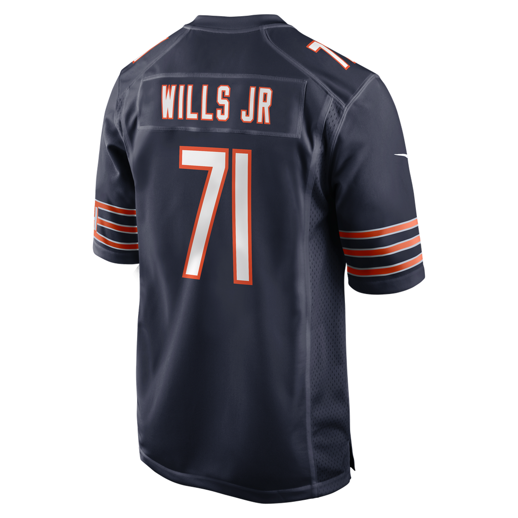 Men's Chicago Bears Jedrick Wills Jr. Navy Team