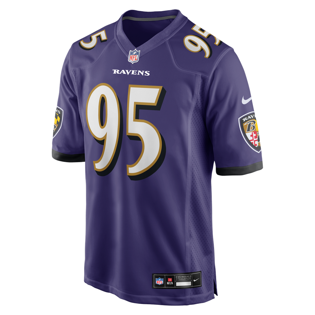 Men's Baltimore Ravens Tavius Robinson Purple Team