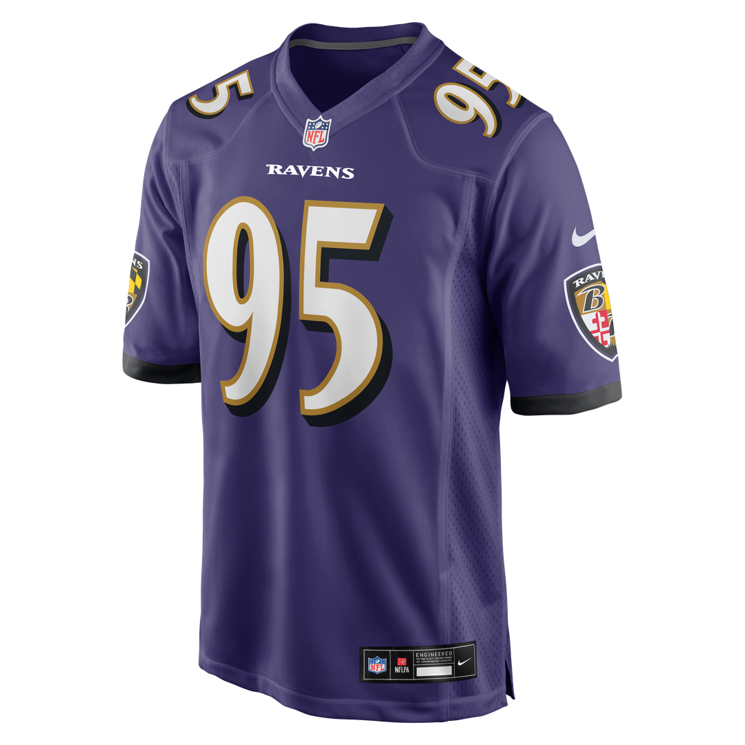 Men's Baltimore Ravens Tavius Robinson Purple Team