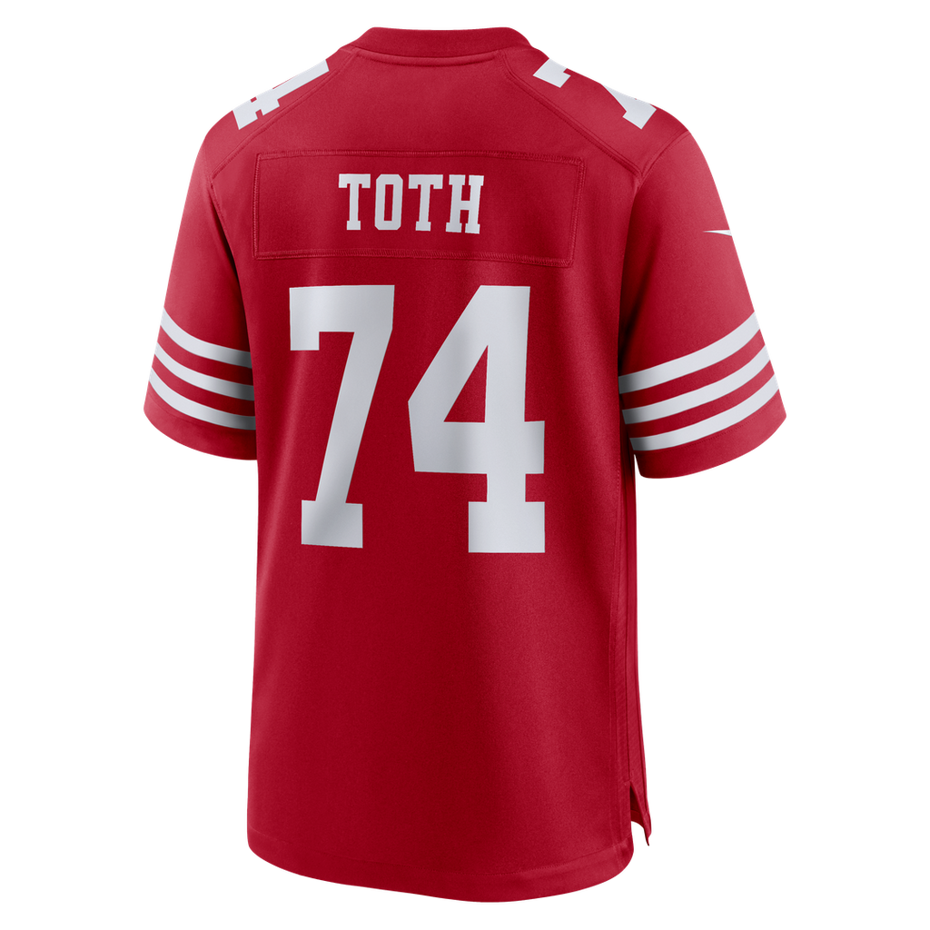 Men's San Francisco 49ers Brett Toth Scarlet Team