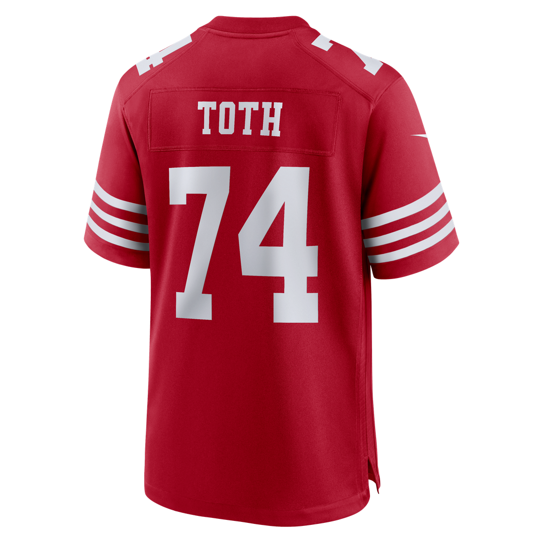 Men's San Francisco 49ers Brett Toth Scarlet Team
