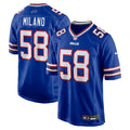 Men's Buffalo Bills Matt Milano Royal Game Player Jersey