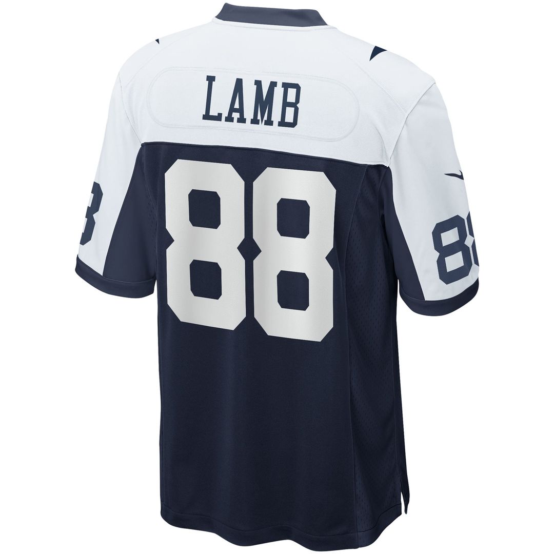 Men's Dallas Cowboys CeeDee Lamb White Alternate Game Team Jersey