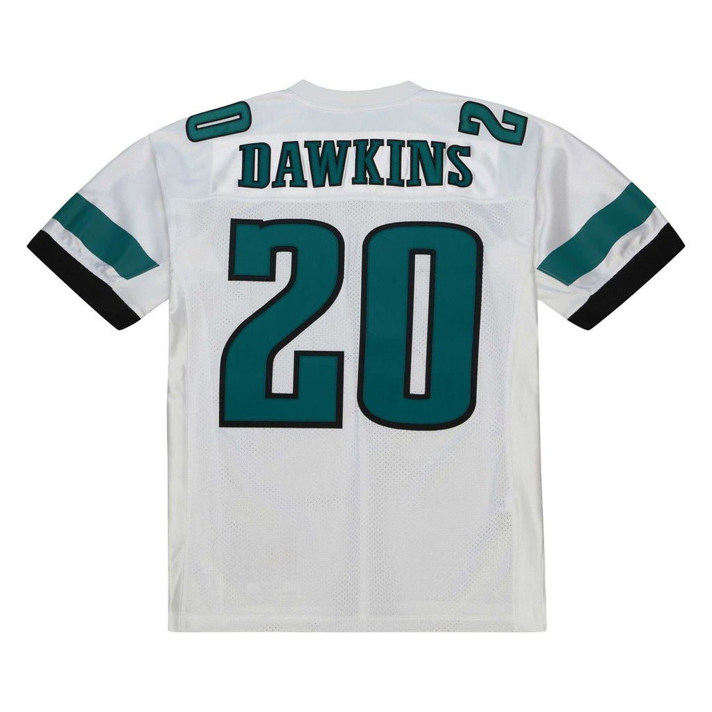Men's Philadelphia Eagles 1996 Brian Dawkins White Authentic Throwback Retired Player Jersey