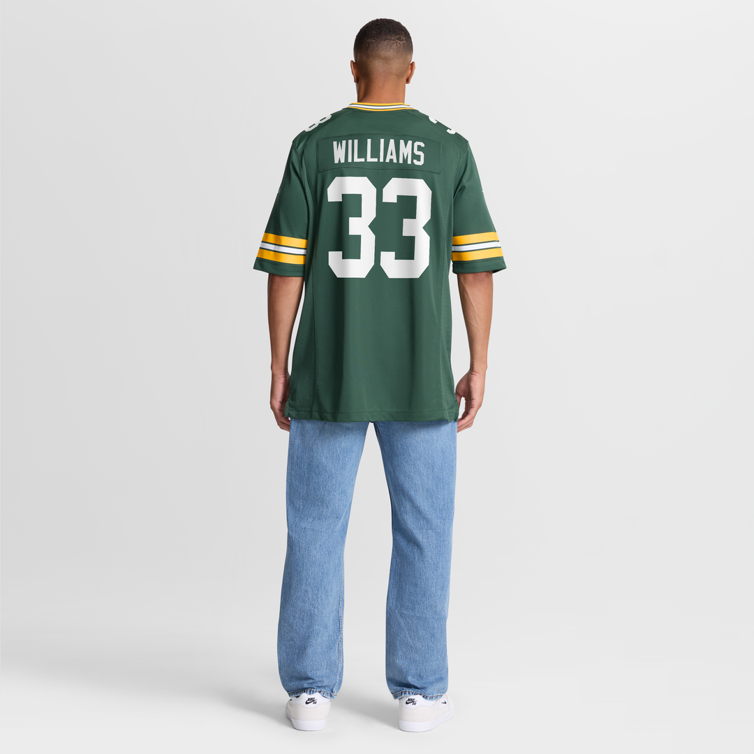 Men's Green Bay Packers Evan Williams Green Jersey