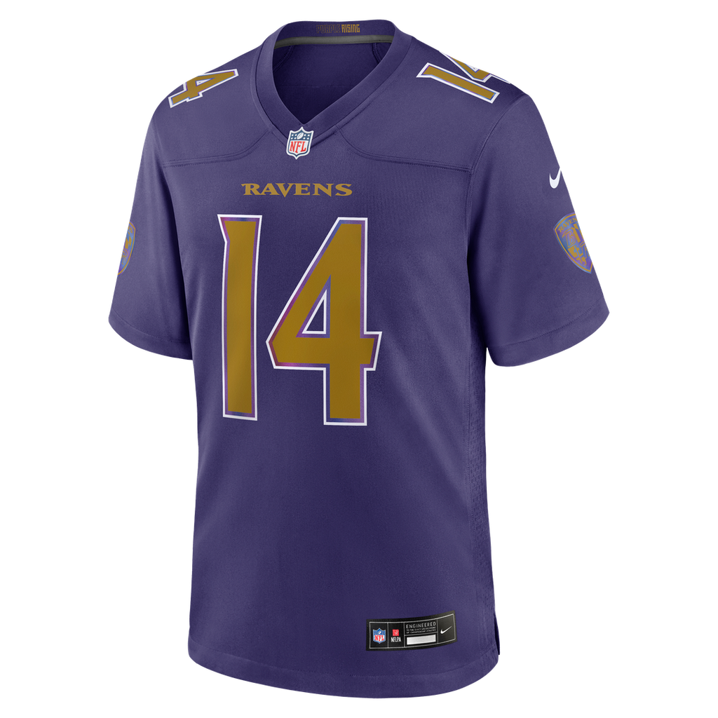 Men's Baltimore Ravens Kyle Hamilton Purple Alternate