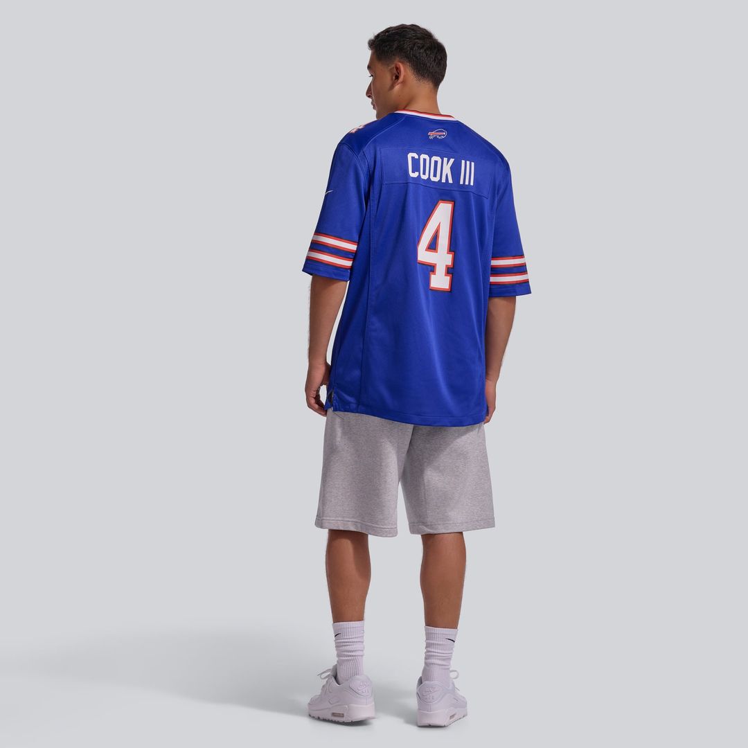 Men's Buffalo Bills James Cook III Royal Team