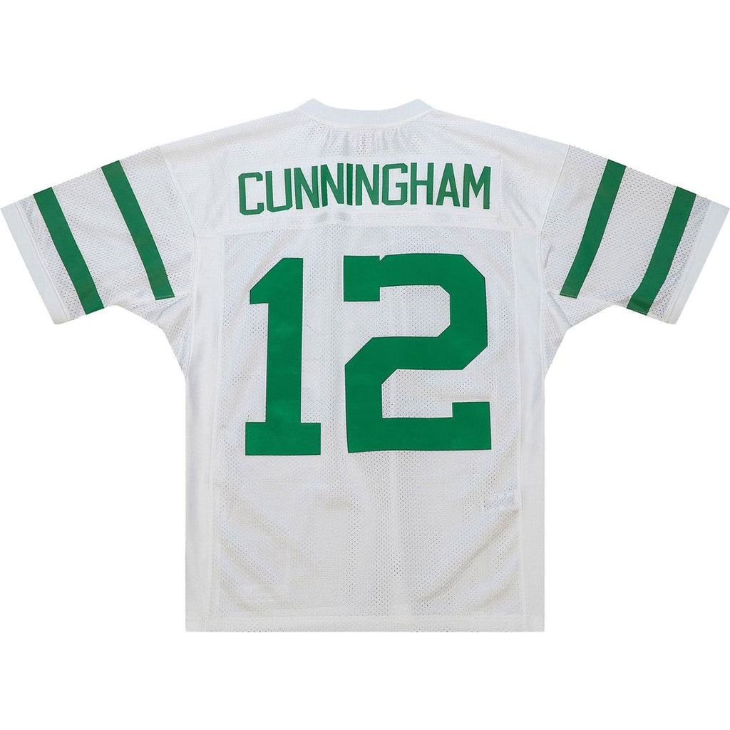 Men's Philadelphia Eagles 1994 Randall Cunningham White Authentic Throwback Retired Player Jersey