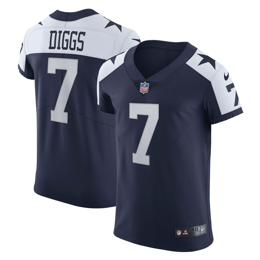 Men's Dallas Cowboys Trevon Diggs White Vapor Elite Jersey