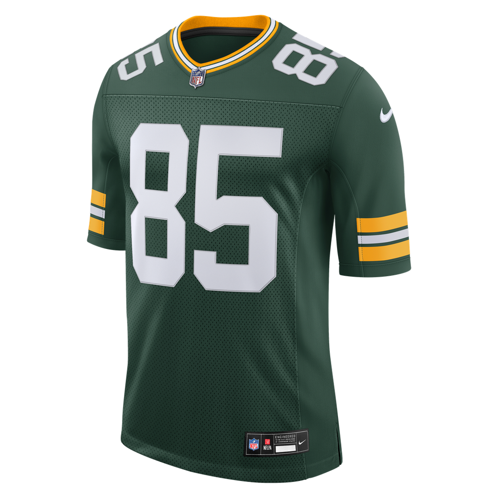 Men's Green Bay Packers Tucker Kraft Green Stitched Jersey