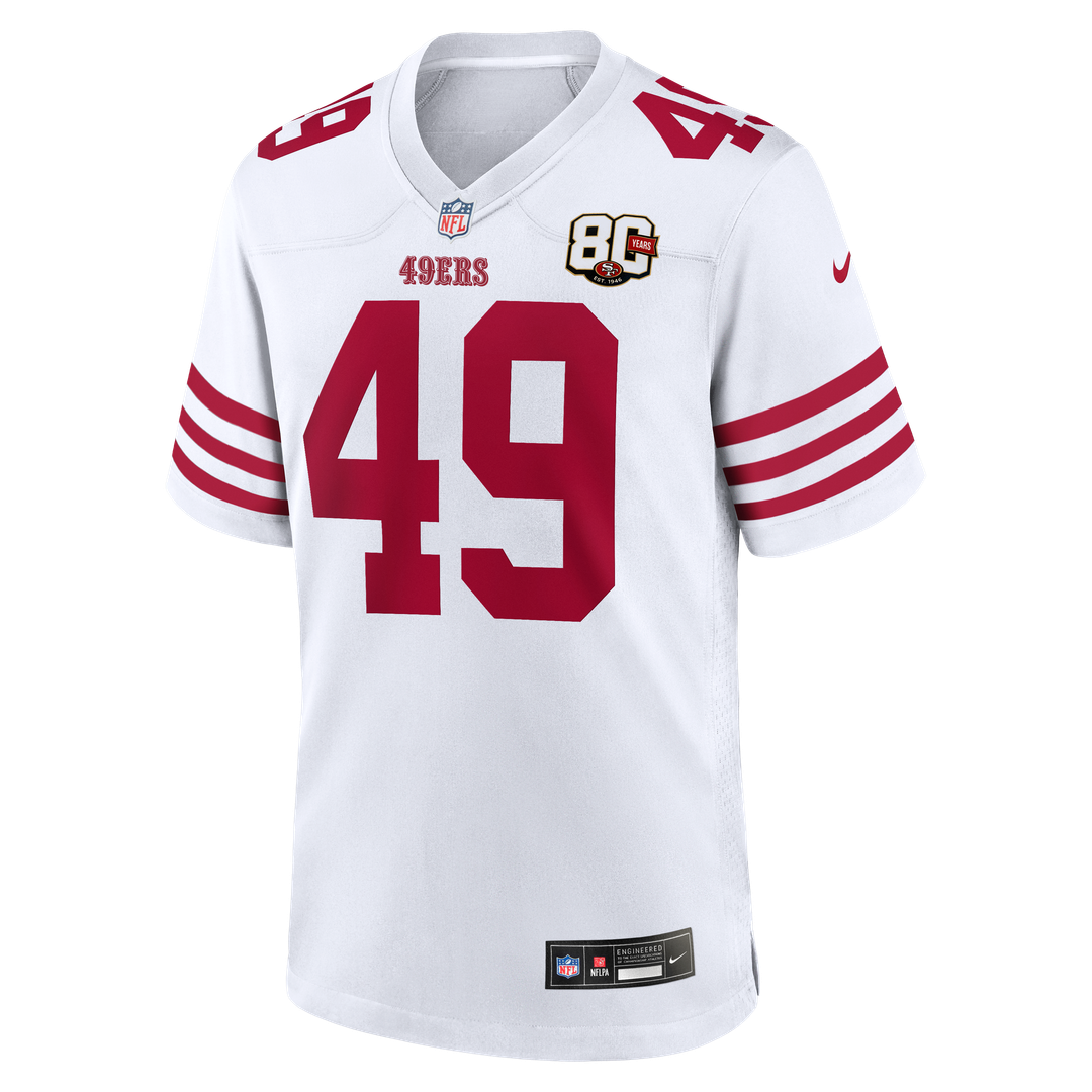 Men's San Francisco 49ers The Faithful White 80th Anniversary