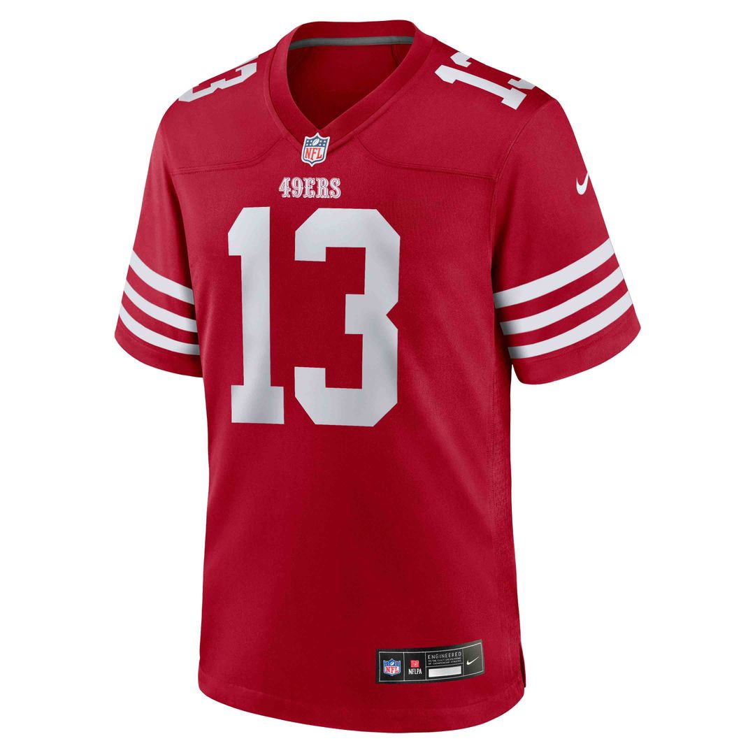 Men's San Francisco 49ers Brock Purdy Scarlet Game Player Jersey