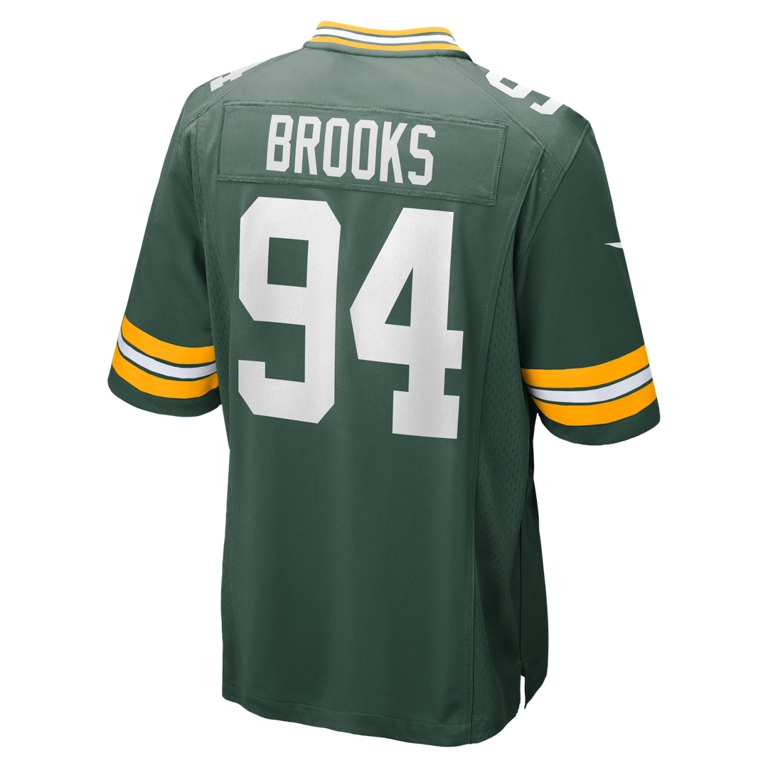 Men's Green Bay Packers Karl Brooks Green Jersey