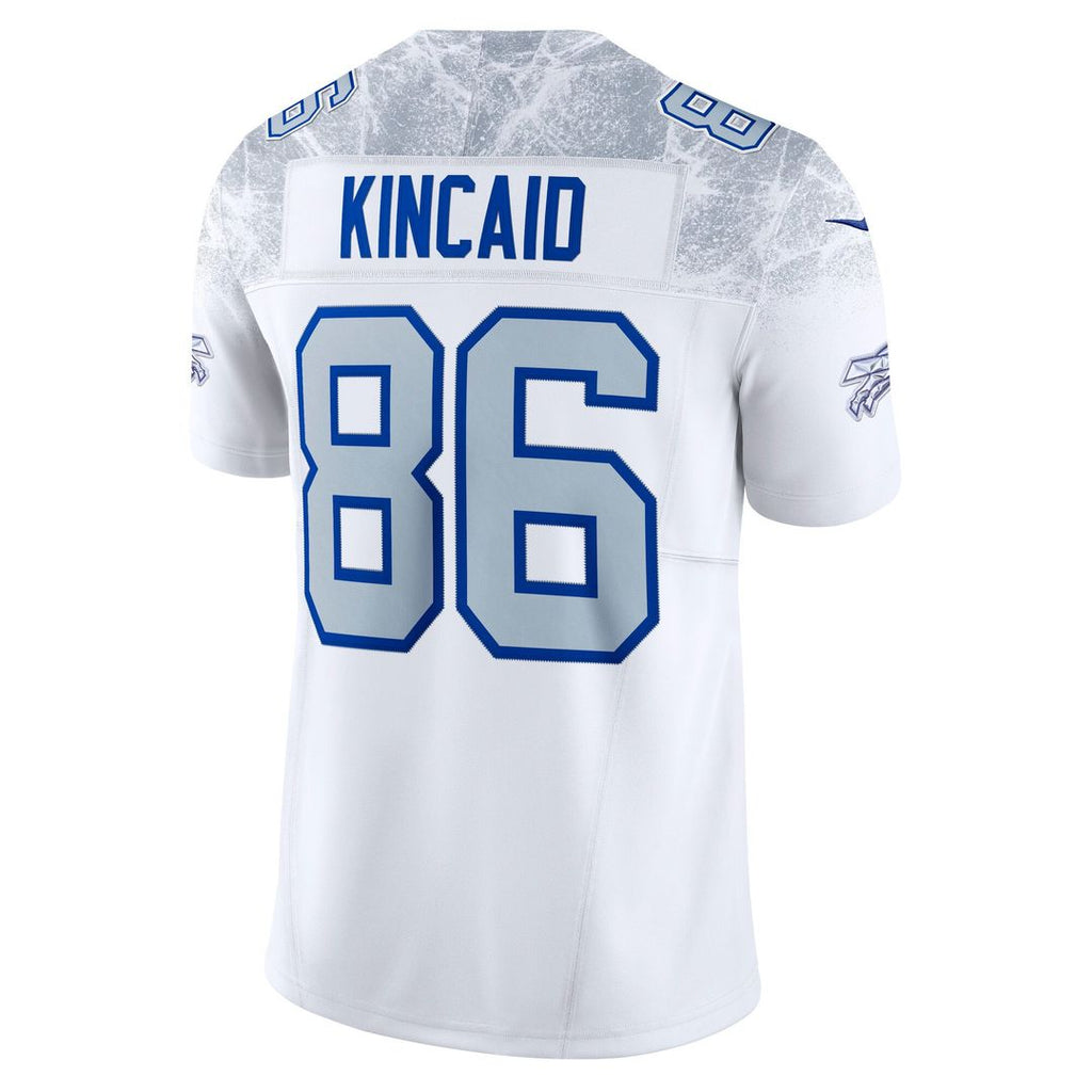 Men's Buffalo Bills Dalton Kincaid White Rivalries Collection Stitched