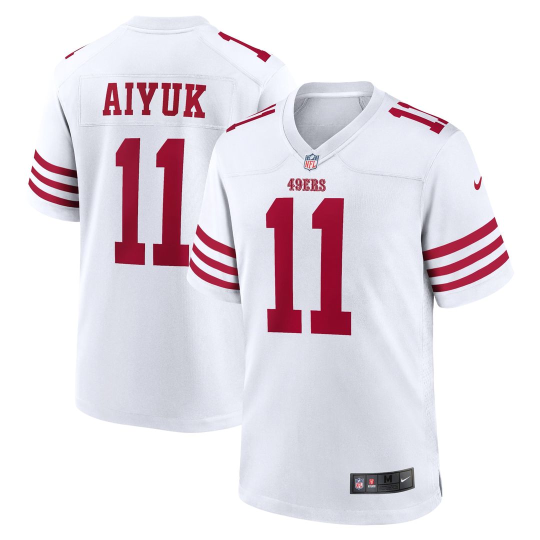 Men's San Francisco 49ers Brandon Aiyuk Scarlet Team Player