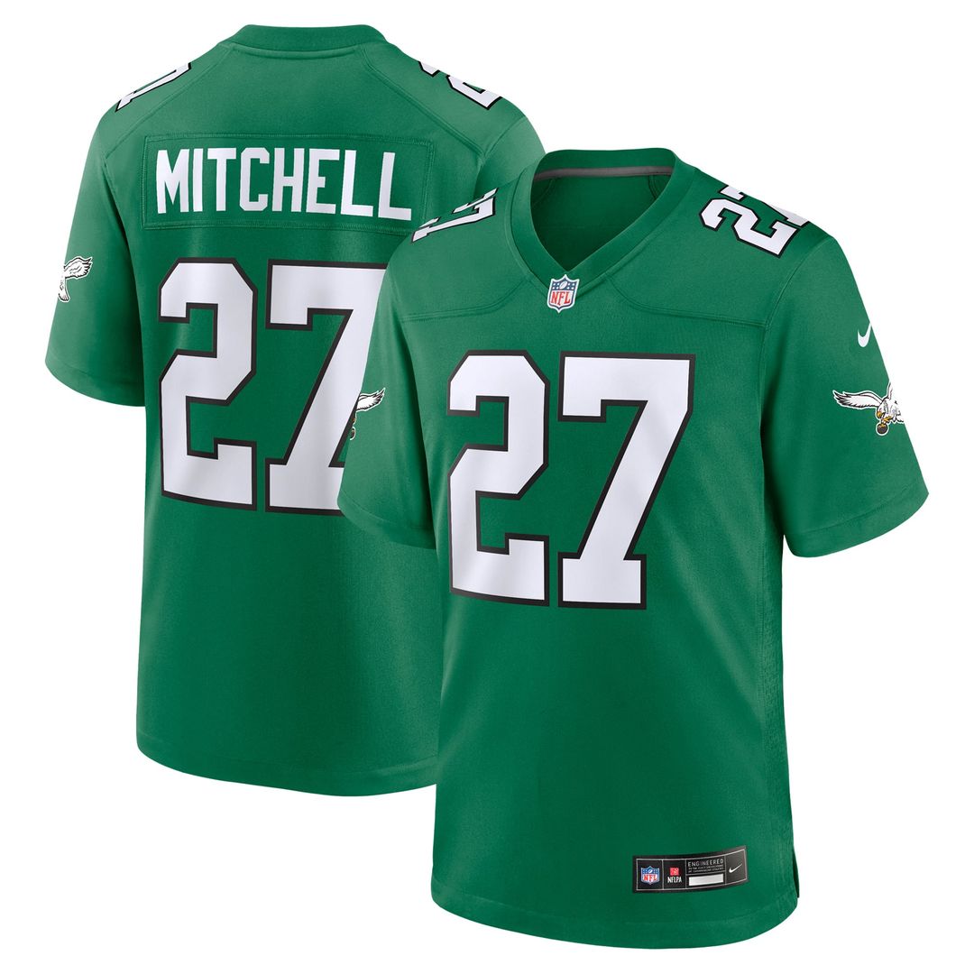 Men's Philadelphia Eagles Quinyon Mitchell Black Alternate