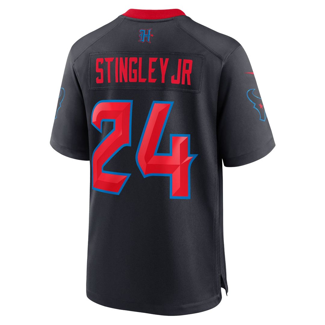 Men's Houston Texans Derek Stingley Jr. Navy 2nd Alternate