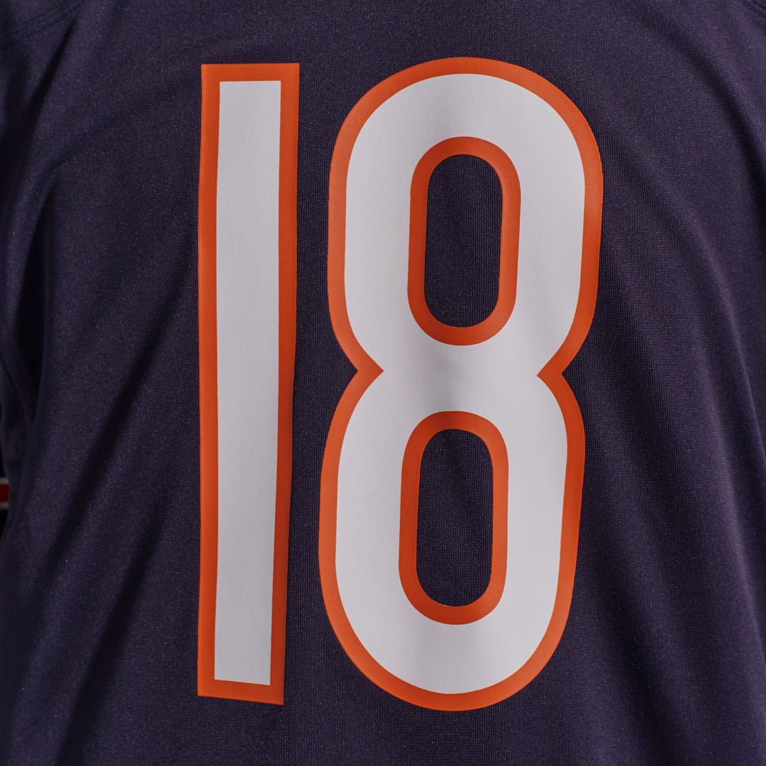 Men's Chicago Bears Caleb Williams White First Round Pick Player