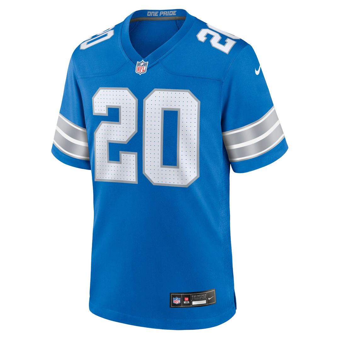 Men's Detroit Lions Barry Sanders Blue Retired Player