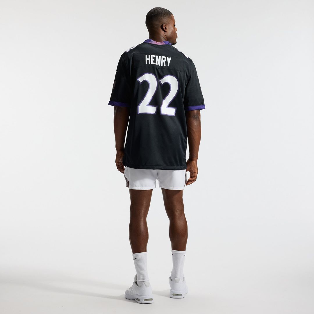 Men's Baltimore Ravens Derrick Henry Black Alternate