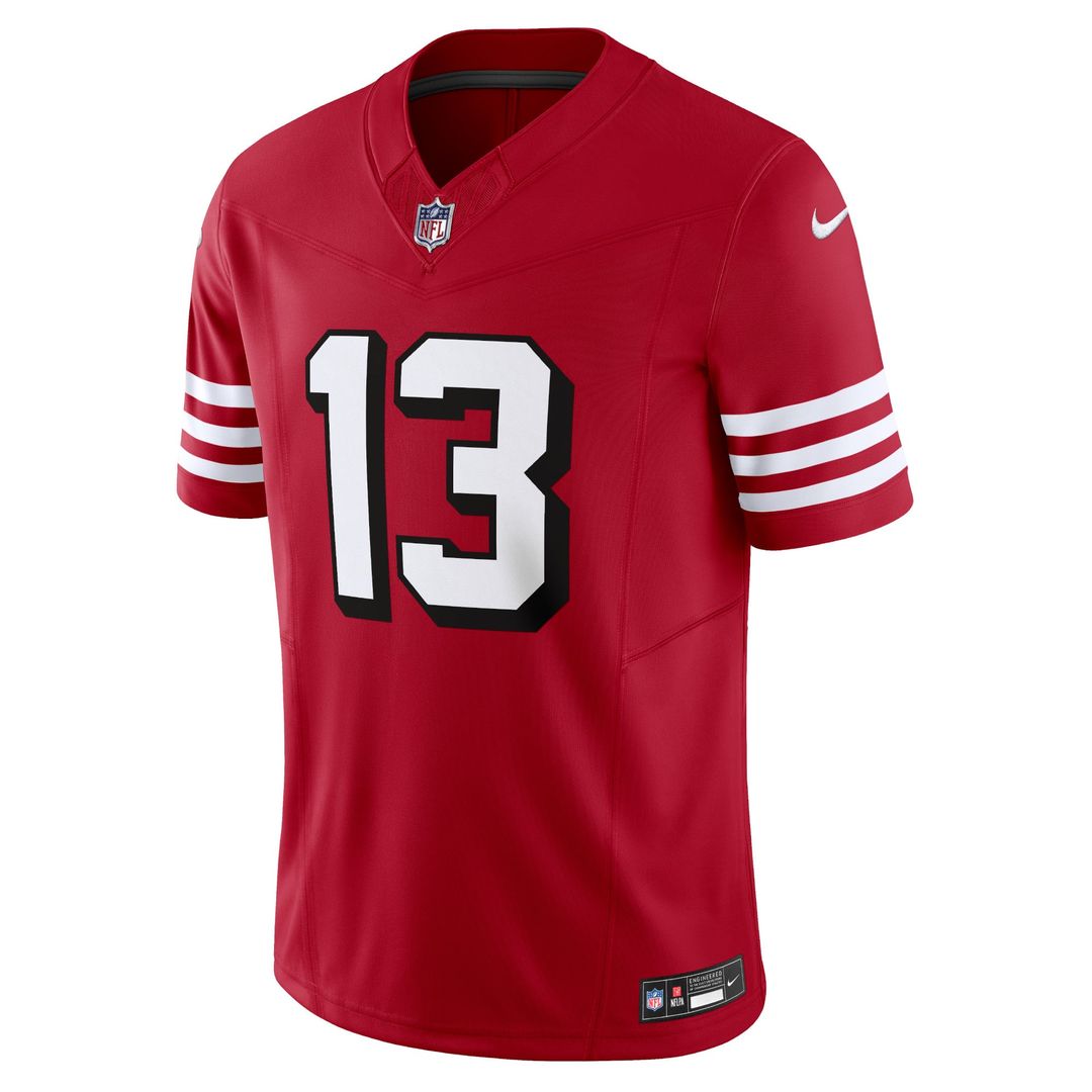Men's San Francisco 49ers Brock Purdy Scarlet Vapor F.U.S.E.