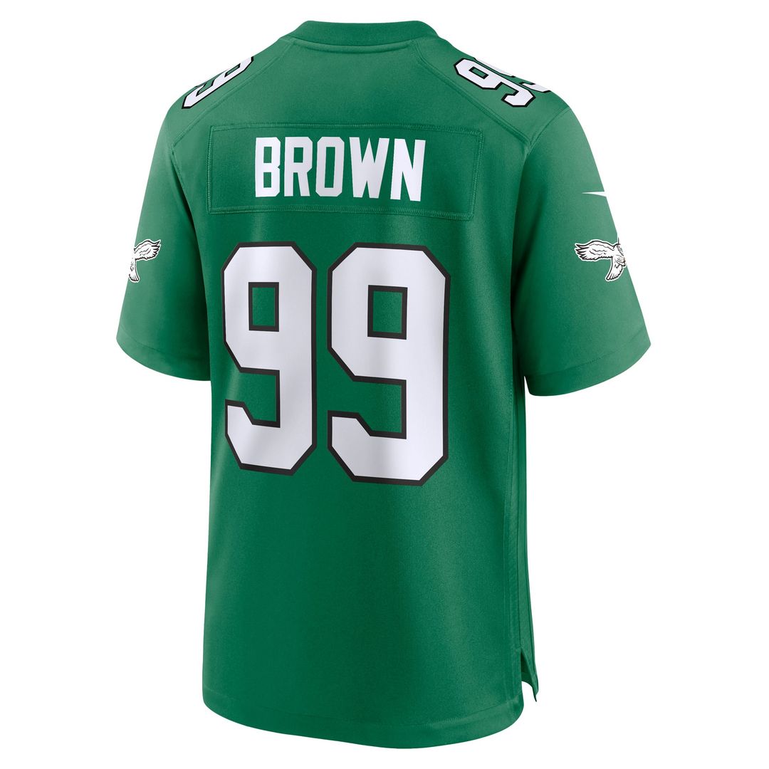 Men's Philadelphia Eagles Jerome Brown Kelly Green Retired Player Alternate