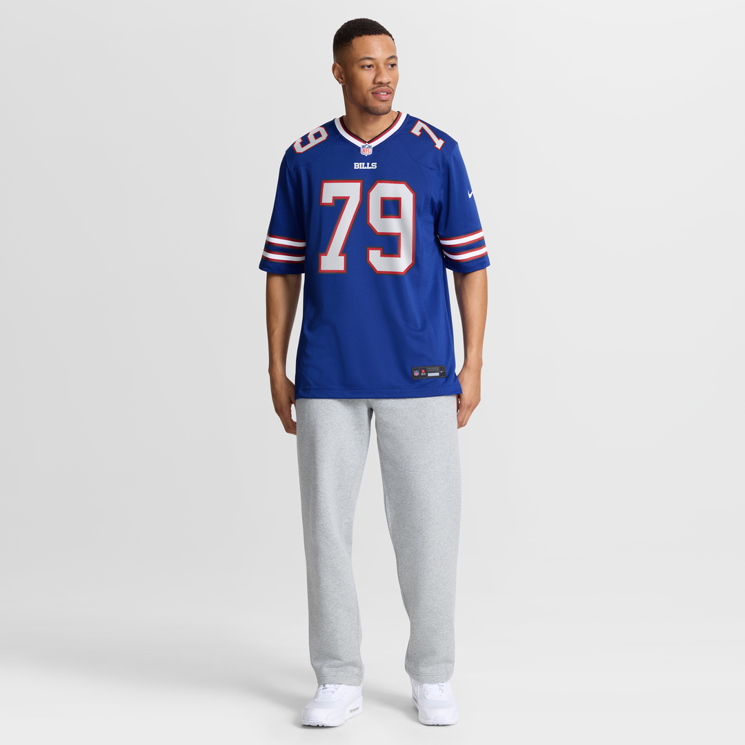 Men's Buffalo Bills Ruben Brown Royal Game Retired Player Jersey