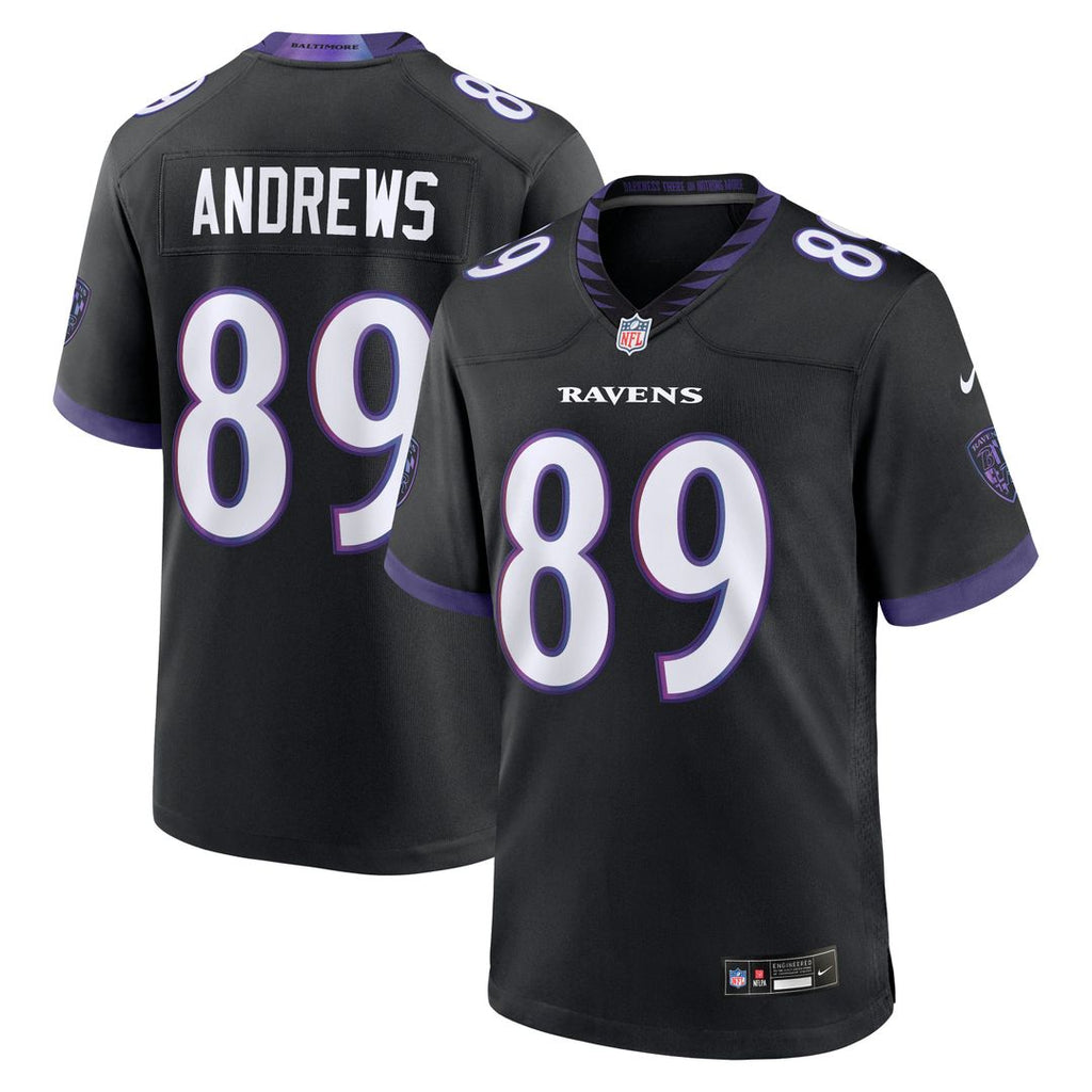 Men's Baltimore Ravens Mark Andrews Black Alternate