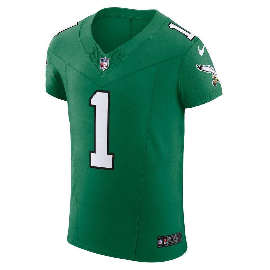 Men's Philadelphia Eagles Jalen Hurts Kelly Green Alternate Vapor F.U.S.E. Elite Jersey