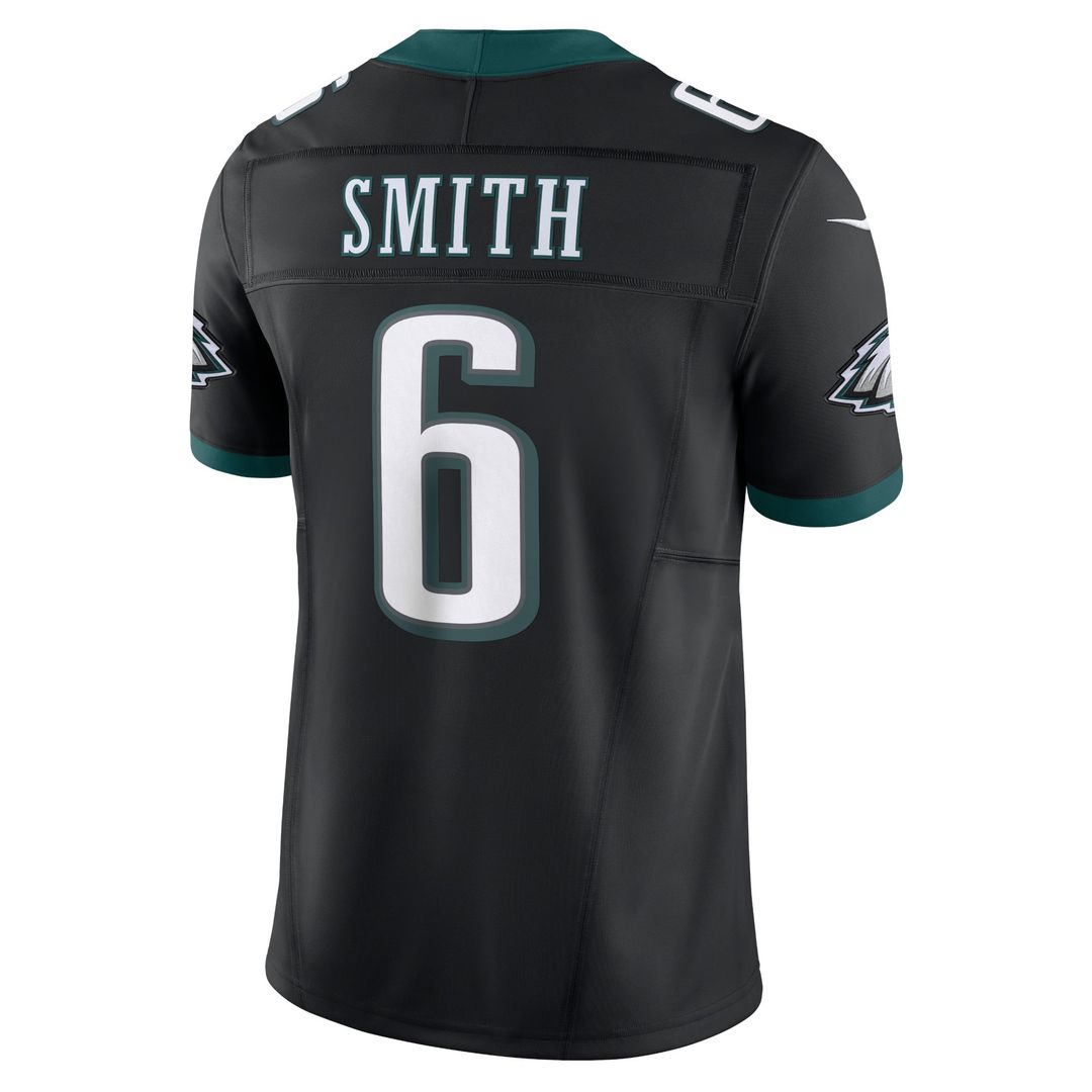 Men's Philadelphia Eagles DeVonta Smith Black Alternate Vapor F.U.S.E.