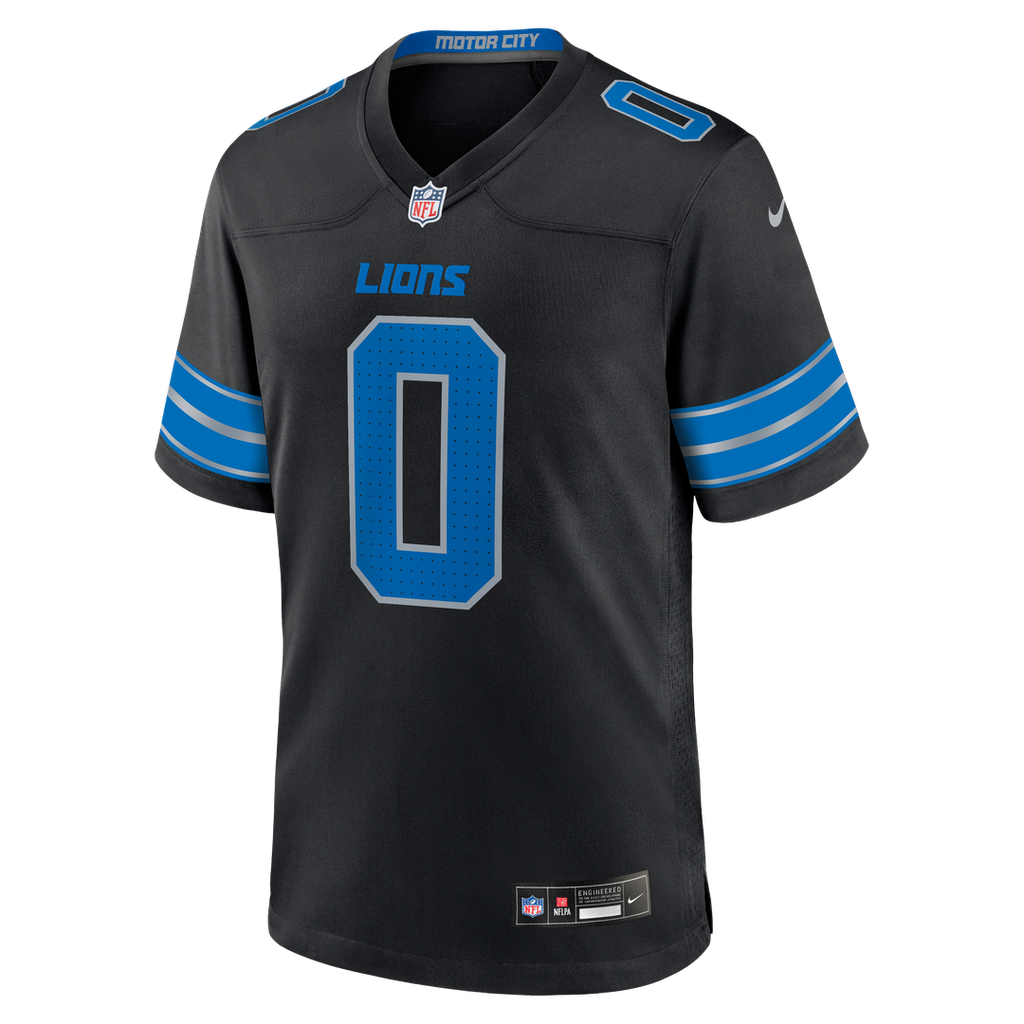 Men's Detroit Lions Jahmyr Gibbs White Game Player Jersey