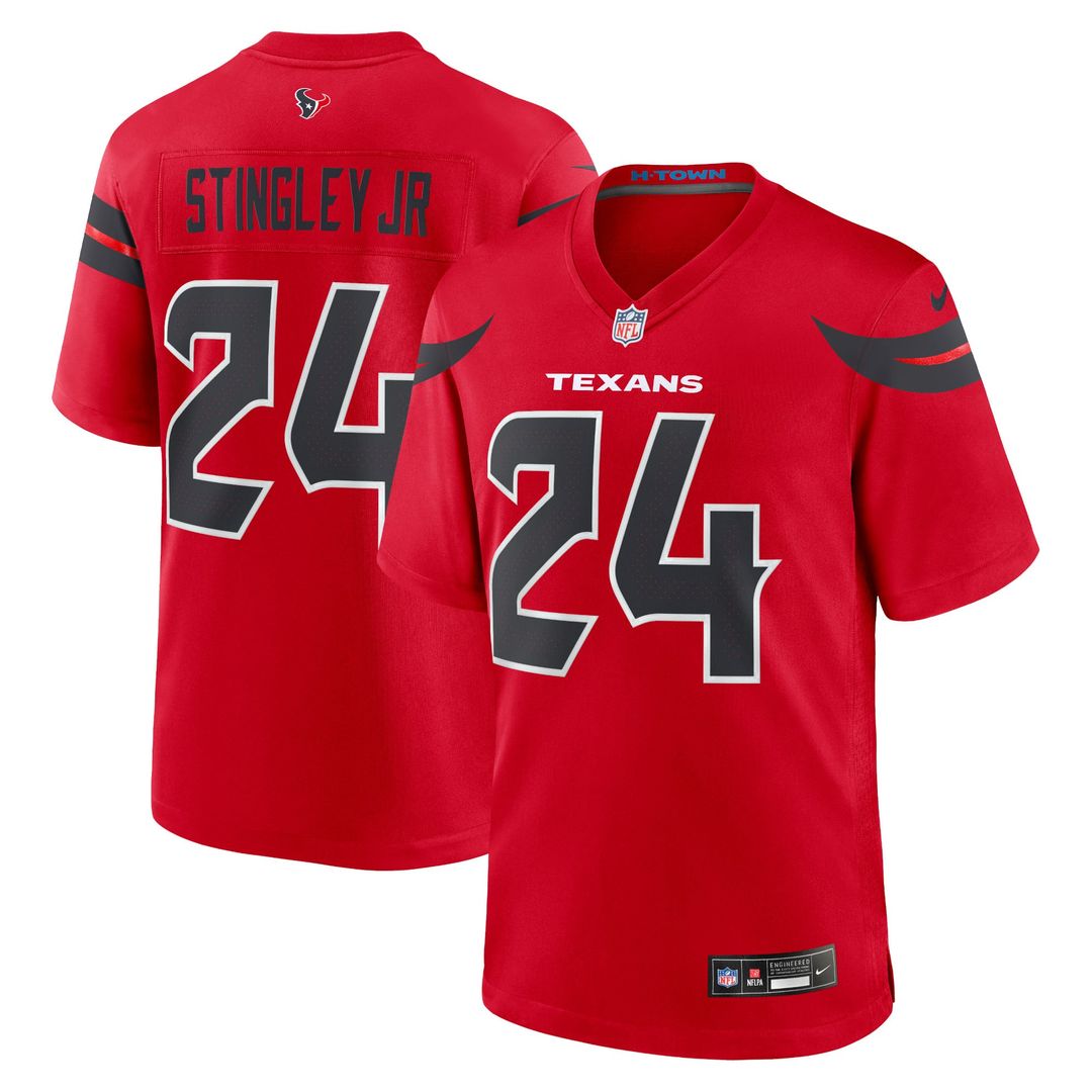 Men's Houston Texans Derek Stingley Jr. Red Alternate
