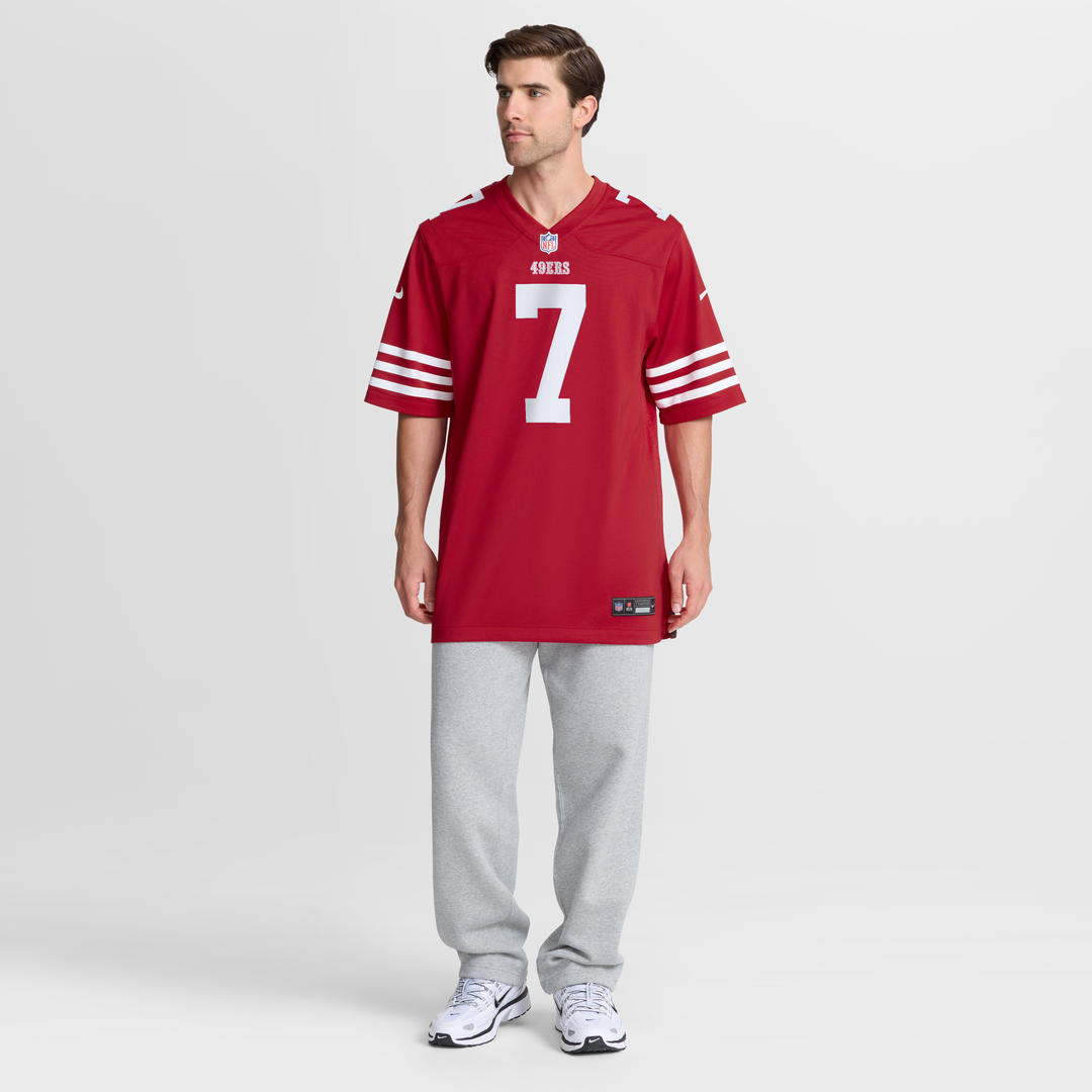 Men's San Francisco 49ers Thomas Morstead Scarlet Team