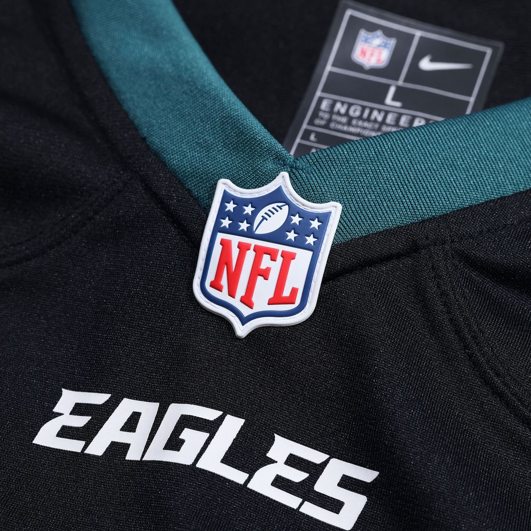 Men's Philadelphia Eagles Jalen Hurts Black Alternate