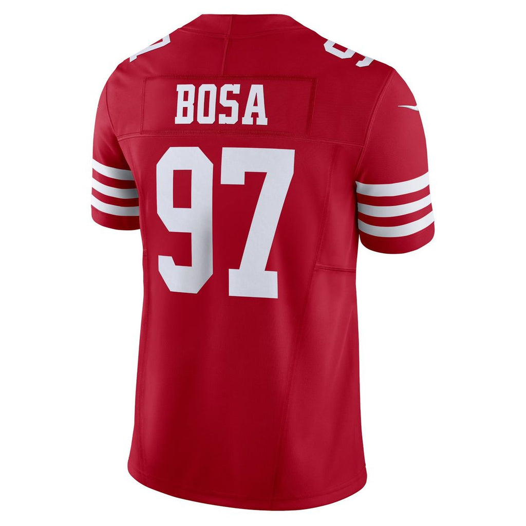 Men's San Francisco 49ers Nick Bosa Scarlet Vapor F.U.S.E.