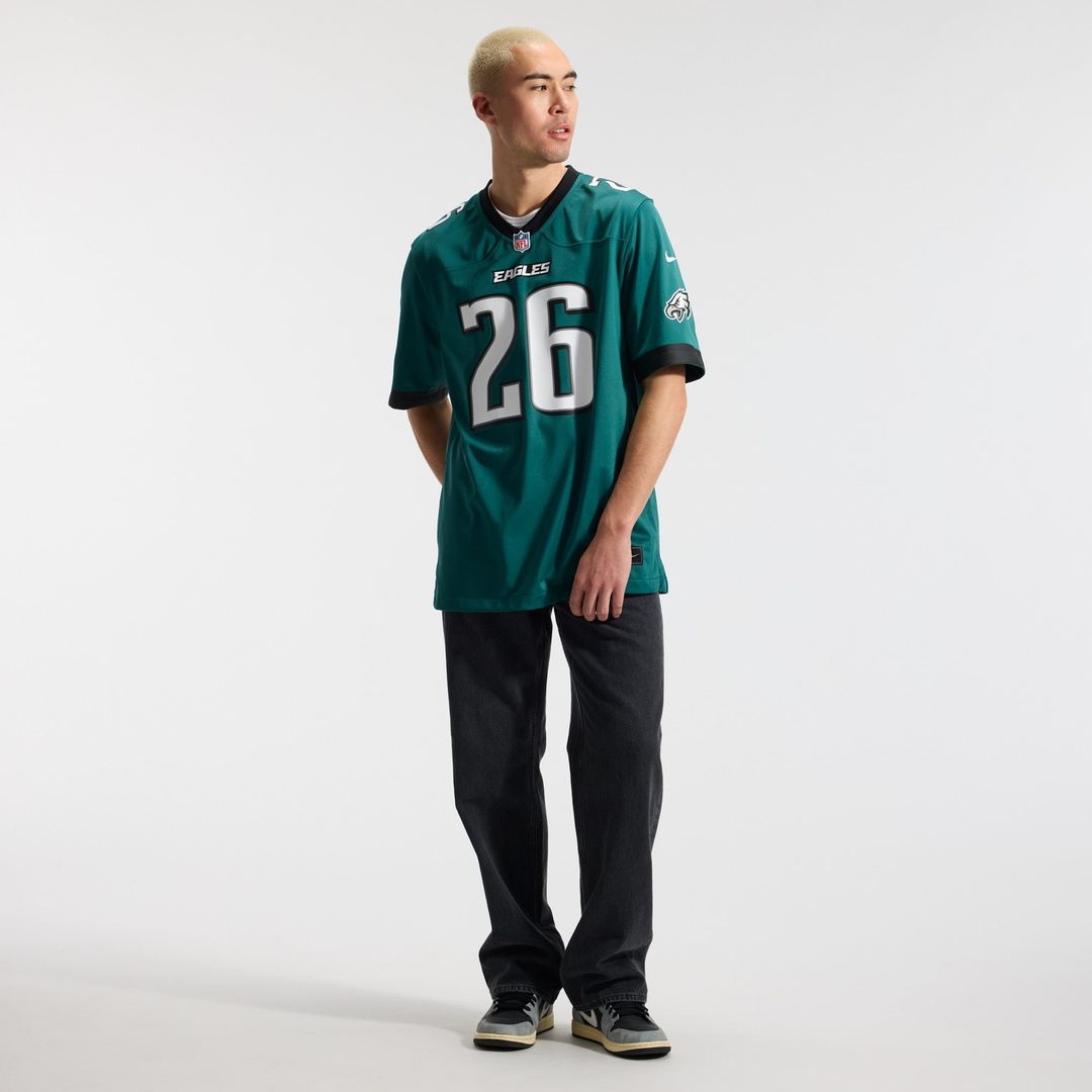 Men's Philadelphia Eagles Saquon Barkley White