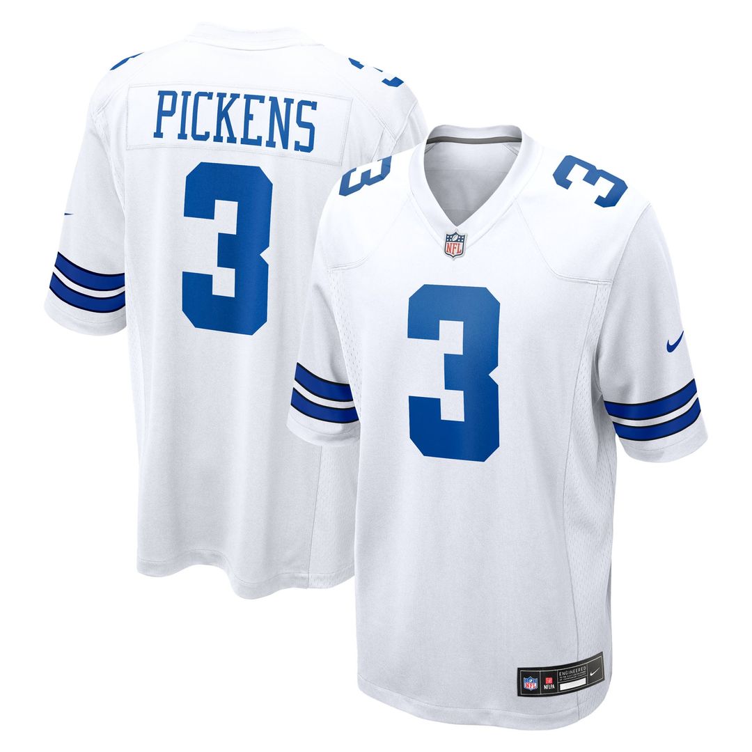 Men's Dallas Cowboys George Pickens White