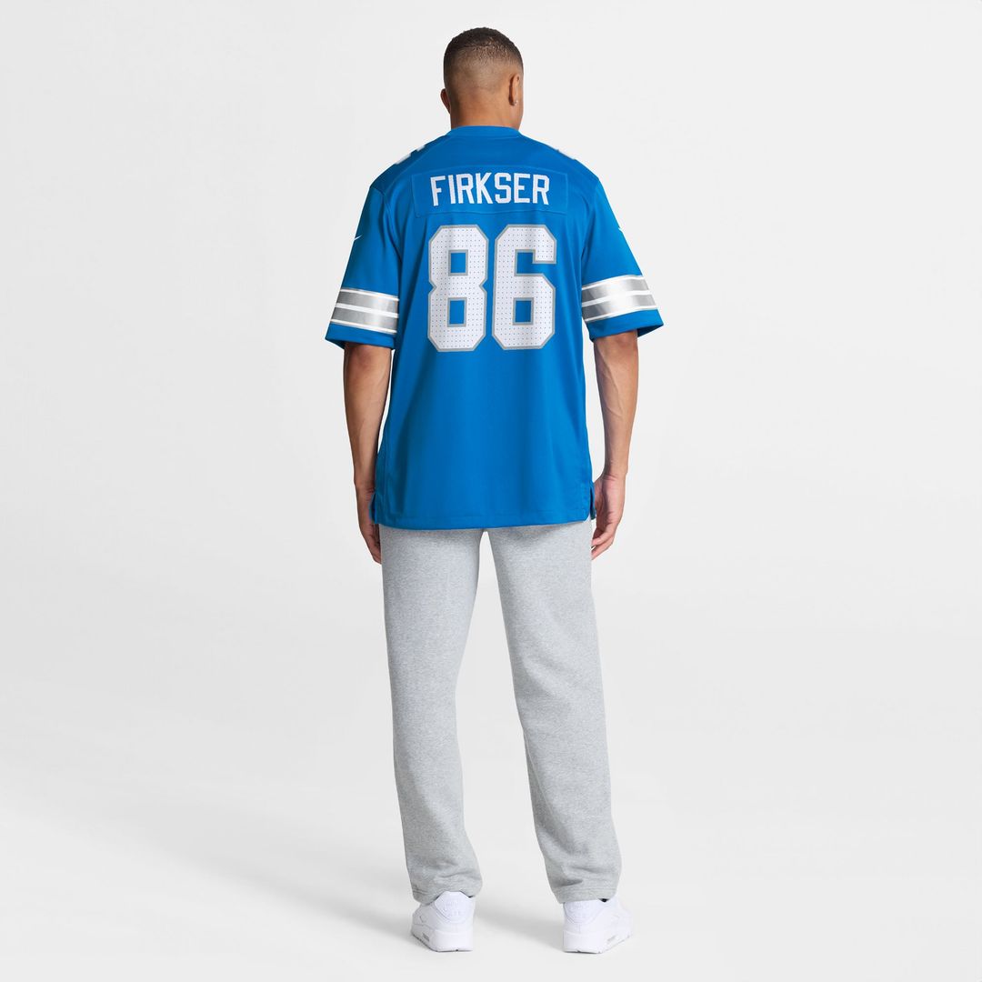 Men's Detroit Lions Anthony Firkser Blue Team
