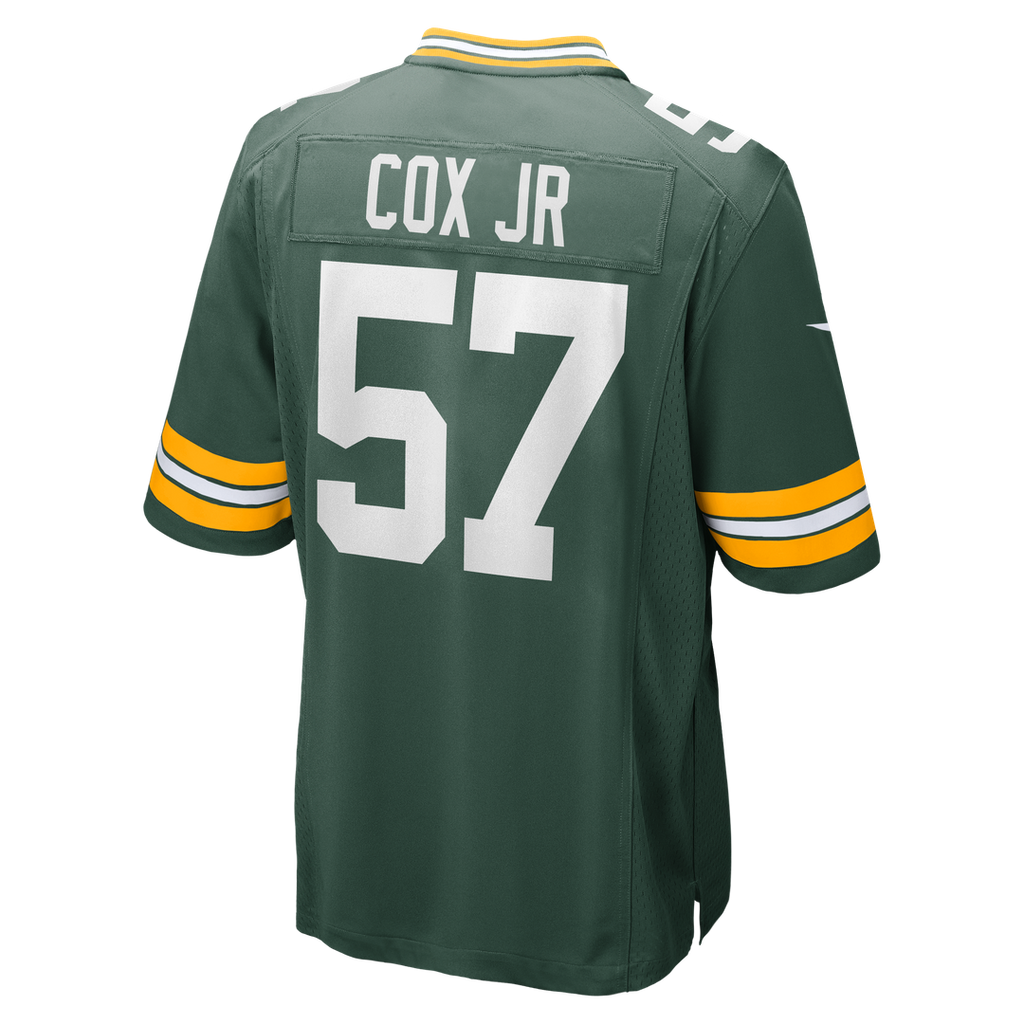 Men's Green Bay Packers Brenton Cox Jr Green Jersey