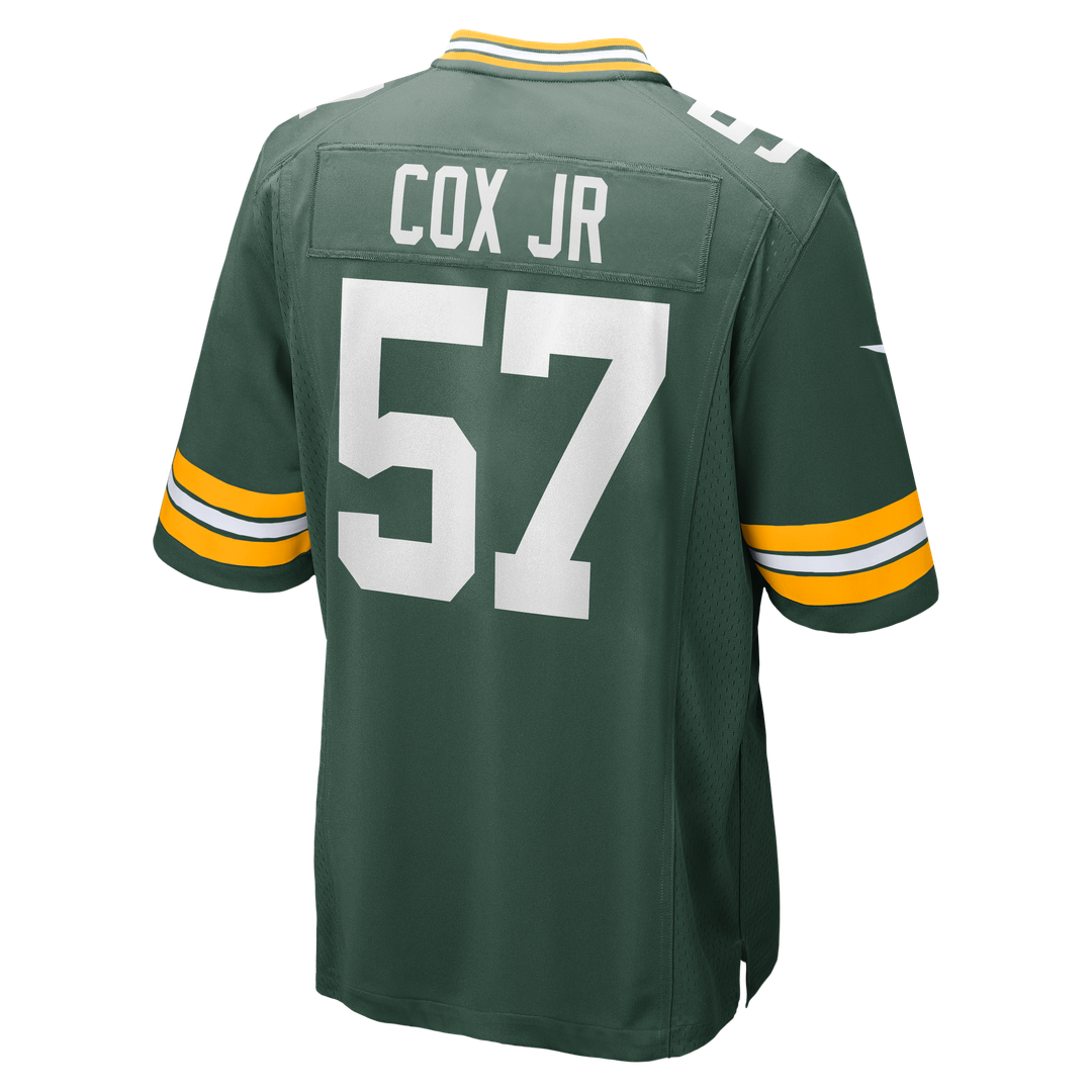 Men's Green Bay Packers Brenton Cox Jr Green Jersey