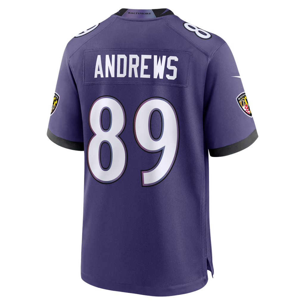 Men's Baltimore Ravens Mark Andrews Purple Team