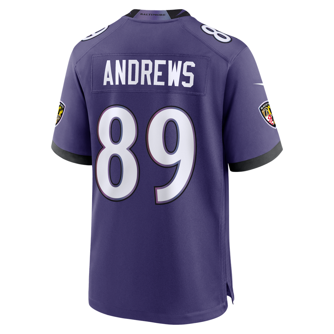 Men's Baltimore Ravens Mark Andrews Purple Team