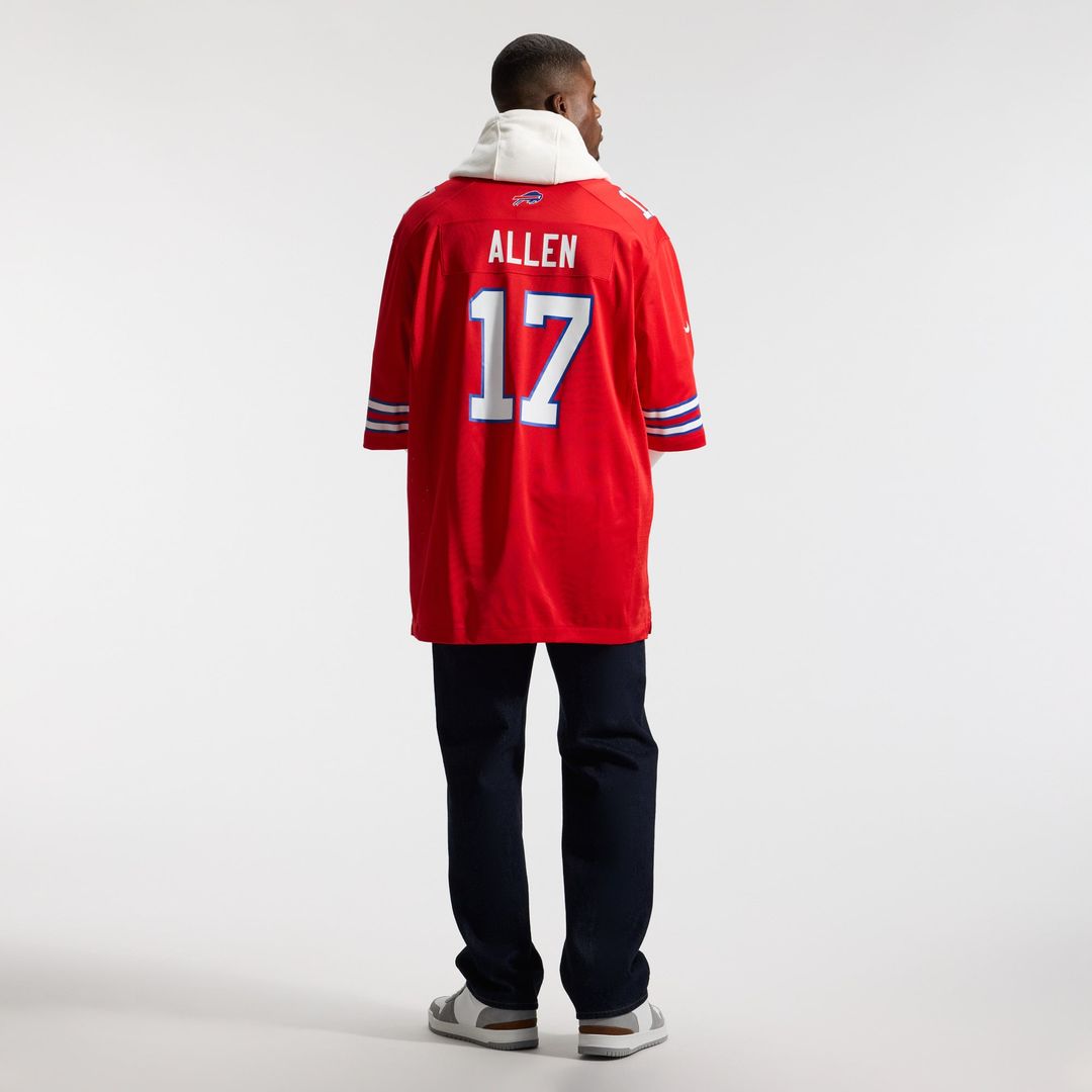 Men's Buffalo Bills Josh Allen Gray Nickel City