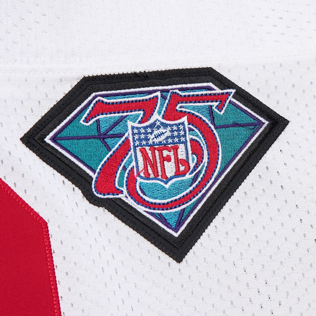 Men's San Francisco 49ers 1994 Steve Young White Authentic Throwback Retired Player Jersey