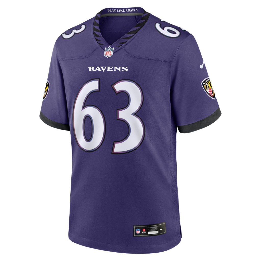 Men's Baltimore Ravens Danny Pinter Purple Team