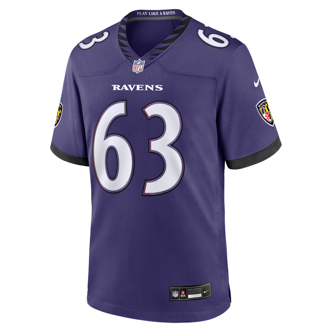 Men's Baltimore Ravens Danny Pinter Purple Team