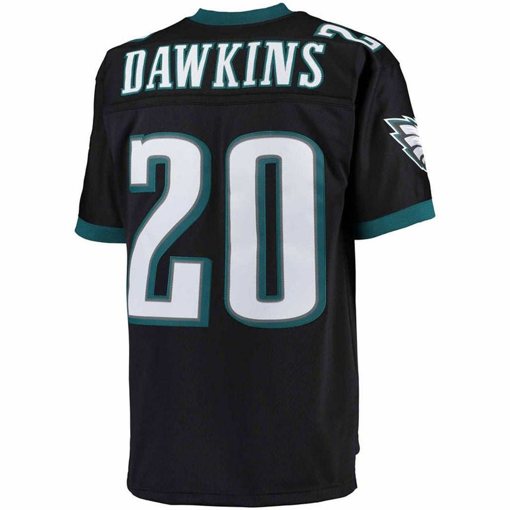 Men's Philadelphia Eagles Brian Dawkins Black Big & Tall 2004 Retired Player Replica Jersey